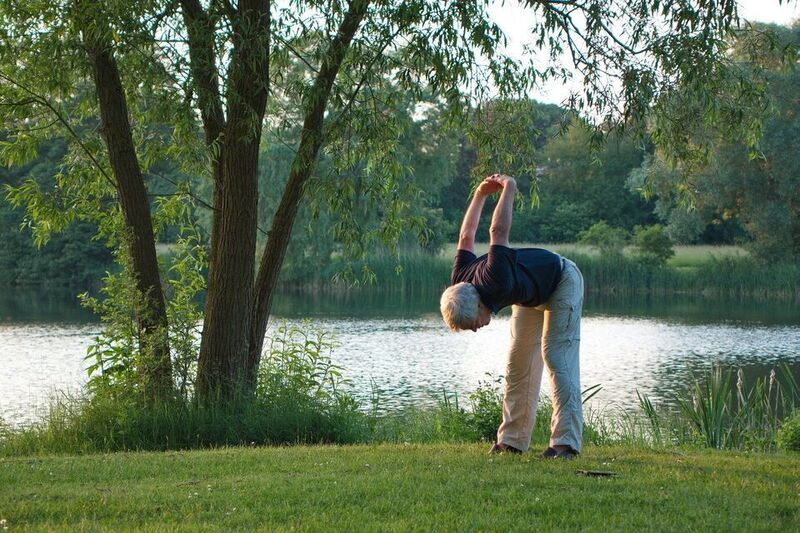 Yoga in Garden